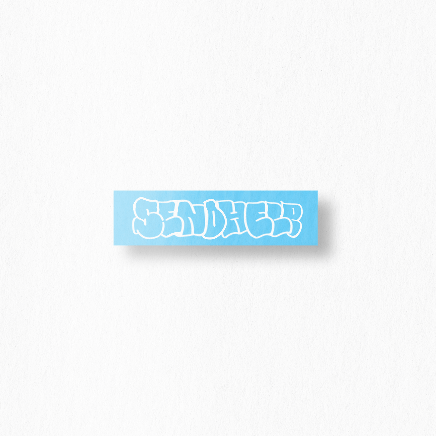 GRAFF BUBBLE LETTER STICKER